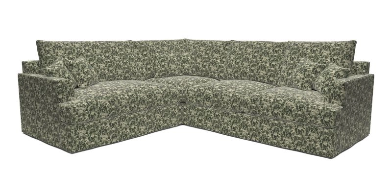 Slingsby Medium Fitted Cover Corner Unit RHF in Two Tone Plain Biscuit