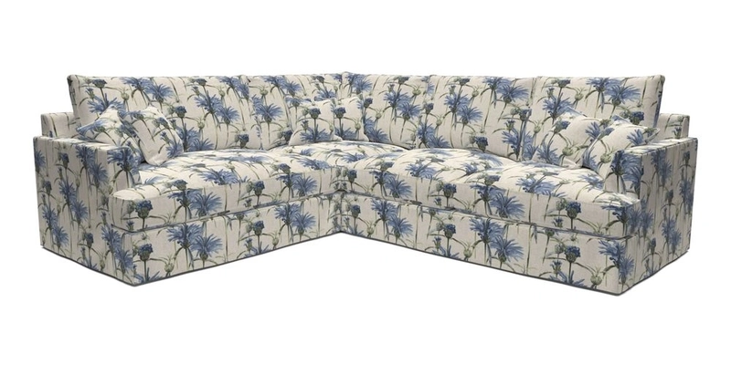 Slingsby Medium Fitted Cover Corner Unit RHF in Two Tone Plain Biscuit