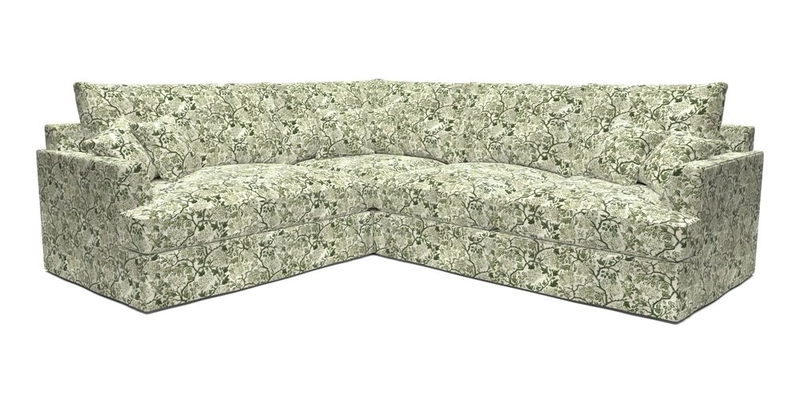 Slingsby Medium Fitted Cover Corner Unit RHF in Two Tone Plain Biscuit