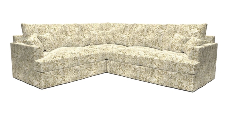 Slingsby Medium Fitted Cover Corner Unit RHF in Two Tone Plain Biscuit