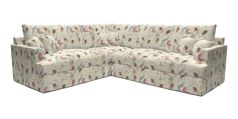 Slingsby Medium Fitted Cover Corner Unit RHF in Two Tone Plain Biscuit