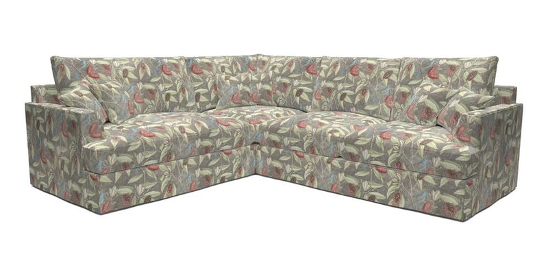 Slingsby Medium Fitted Cover Corner Unit RHF in Two Tone Plain Biscuit