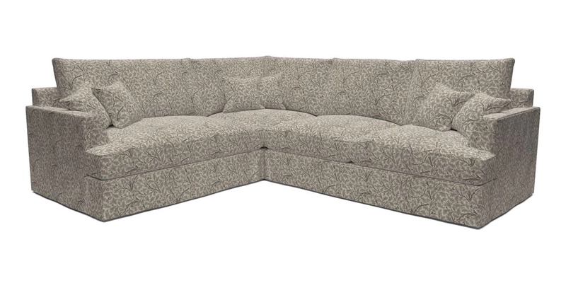 Slingsby Medium Fitted Cover Corner Unit RHF in Two Tone Plain Biscuit