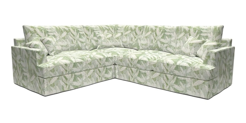 Slingsby Medium Fitted Cover Corner Unit RHF in Two Tone Plain Biscuit