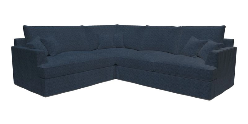 Slingsby Medium Fitted Cover Corner Unit RHF in Two Tone Plain Biscuit