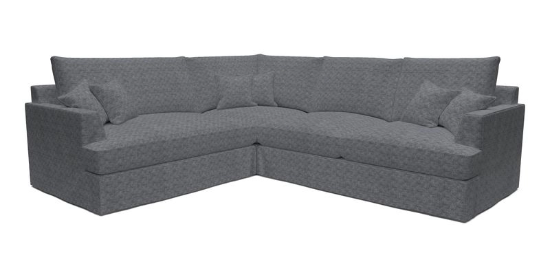 Slingsby Medium Fitted Cover Corner Unit RHF in Two Tone Plain Biscuit