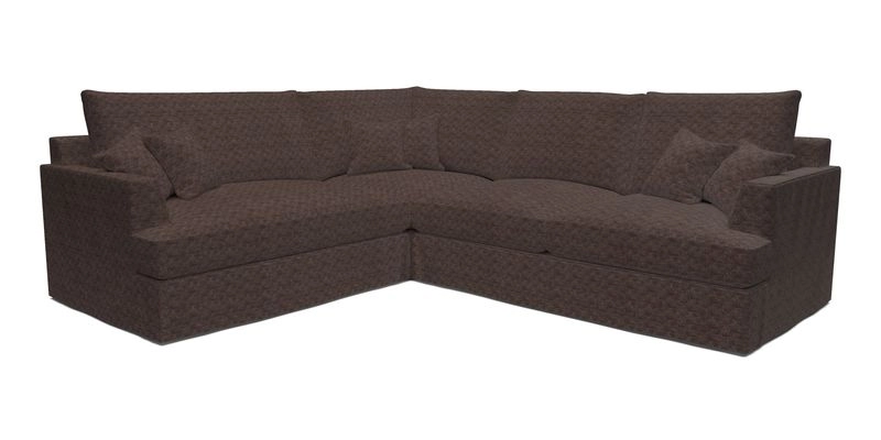 Slingsby Medium Fitted Cover Corner Unit RHF in Two Tone Plain Biscuit