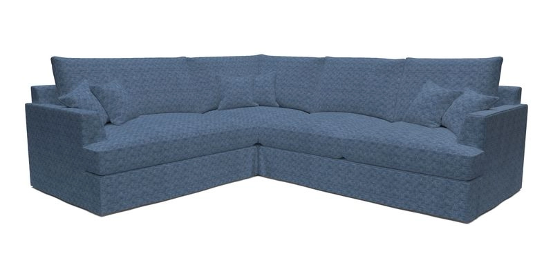 Slingsby Medium Fitted Cover Corner Unit RHF in Two Tone Plain Biscuit