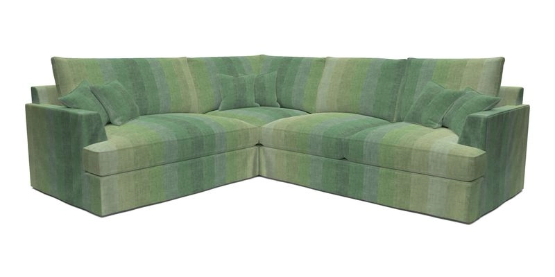 Slingsby Medium Fitted Cover Corner Unit RHF in Two Tone Plain Biscuit