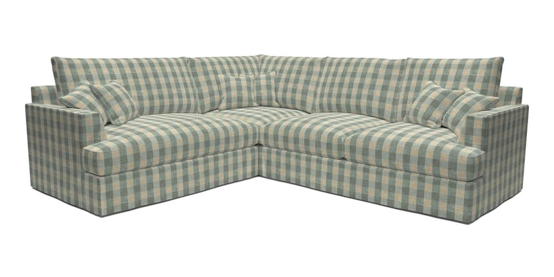 Slingsby Medium Fitted Cover Corner Unit RHF in Two Tone Plain Biscuit