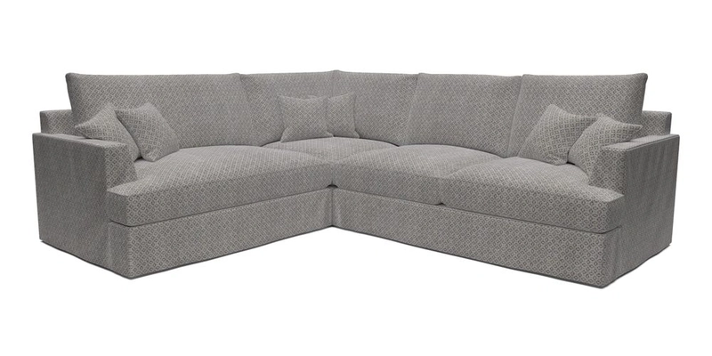 Slingsby Medium Fitted Cover Corner Unit RHF in Two Tone Plain Biscuit