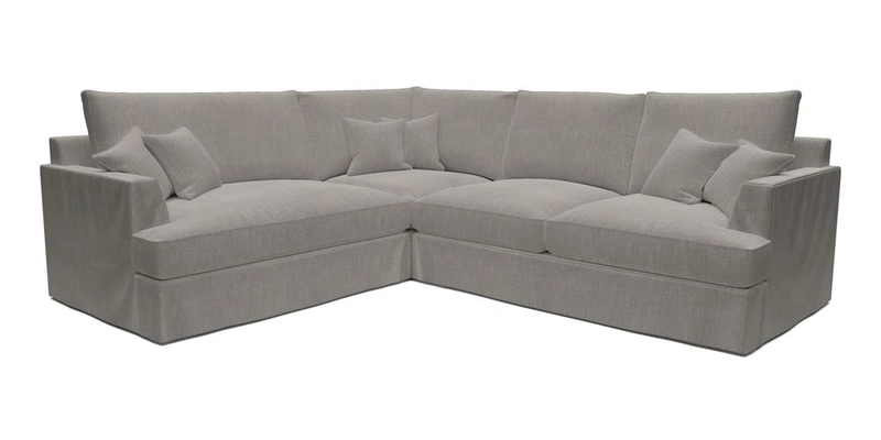 Slingsby Medium Fitted Cover Corner Unit RHF in Two Tone Plain Biscuit
