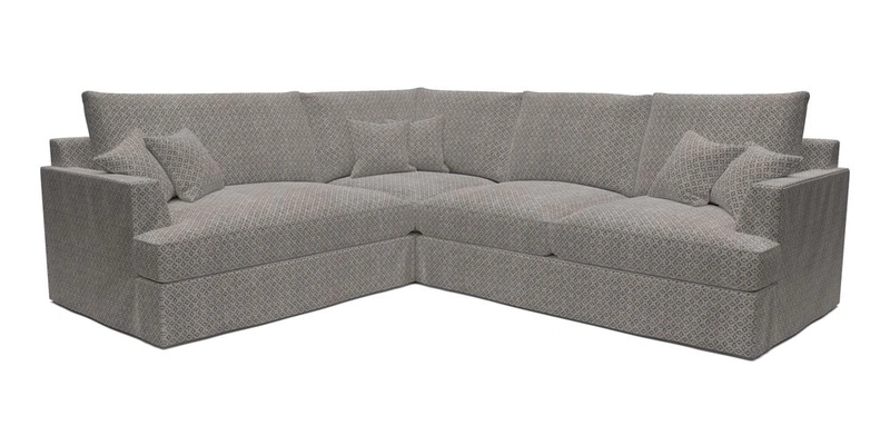 Slingsby Medium Fitted Cover Corner Unit RHF in Two Tone Plain Biscuit