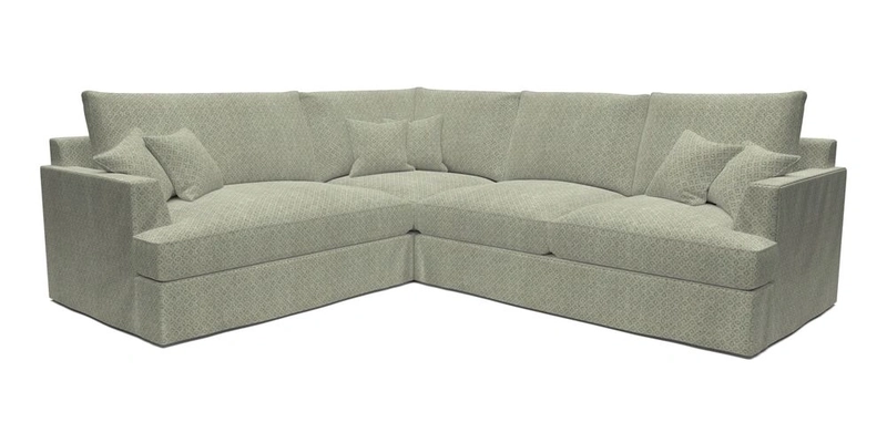 Slingsby Medium Fitted Cover Corner Unit RHF in Two Tone Plain Biscuit