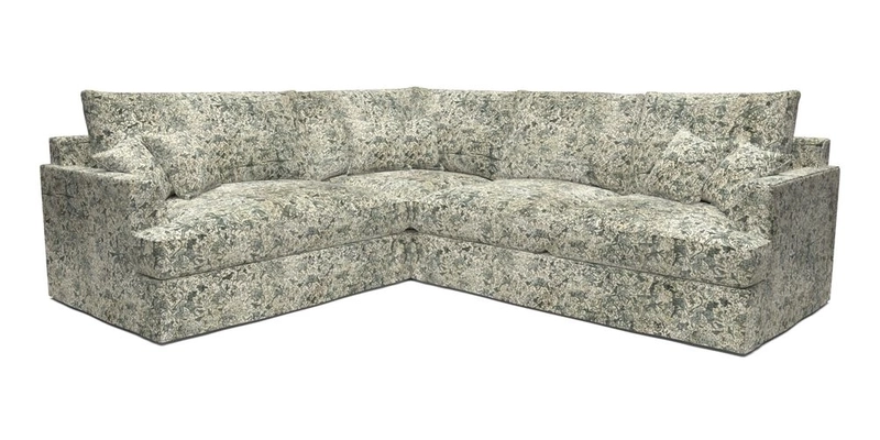 Slingsby Medium Fitted Cover Corner Unit RHF in Two Tone Plain Biscuit