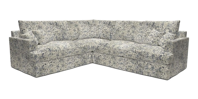 Slingsby Medium Fitted Cover Corner Unit RHF in Two Tone Plain Biscuit