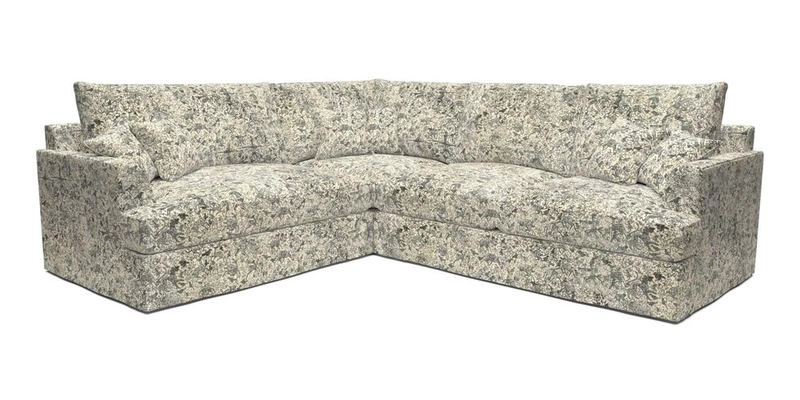 Slingsby Medium Fitted Cover Corner Unit RHF in Two Tone Plain Biscuit