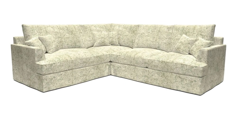 Slingsby Medium Fitted Cover Corner Unit RHF in Two Tone Plain Biscuit