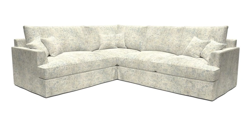 Slingsby Medium Fitted Cover Corner Unit RHF in Two Tone Plain Biscuit