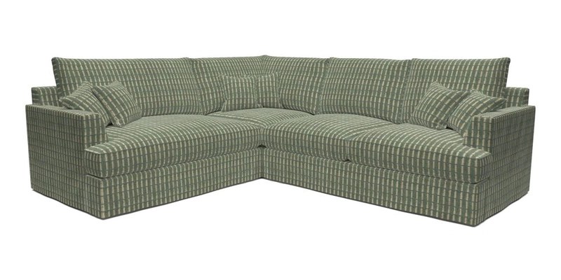 Slingsby Medium Fitted Cover Corner Unit RHF in Two Tone Plain Biscuit