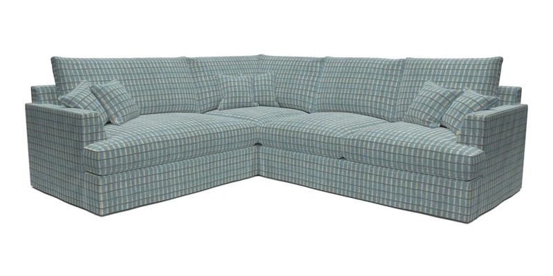Slingsby Medium Fitted Cover Corner Unit RHF in Two Tone Plain Biscuit