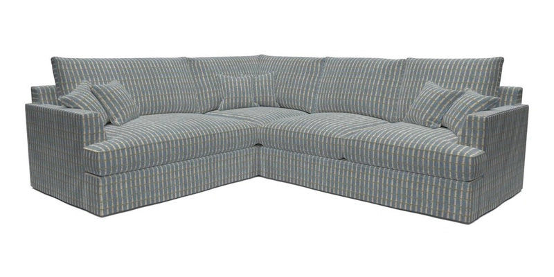 Slingsby Medium Fitted Cover Corner Unit RHF in Two Tone Plain Biscuit