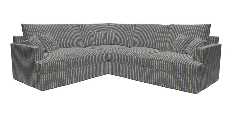 Slingsby Medium Fitted Cover Corner Unit RHF in Two Tone Plain Biscuit