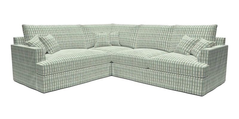 Slingsby Medium Fitted Cover Corner Unit RHF in Two Tone Plain Biscuit
