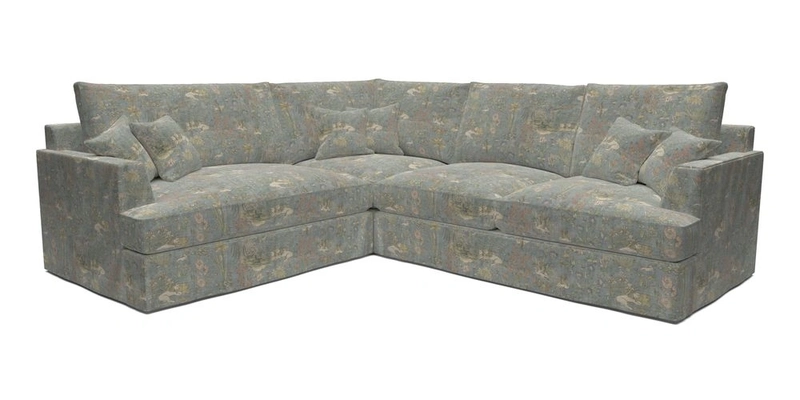 Slingsby Medium Fitted Cover Corner Unit RHF in Two Tone Plain Biscuit