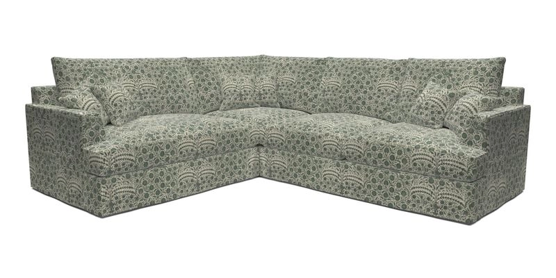 Slingsby Medium Fitted Cover Corner Unit RHF in Two Tone Plain Biscuit