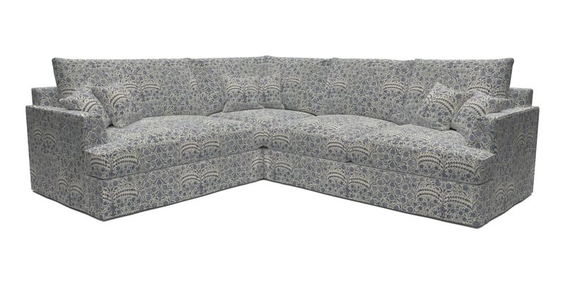 Slingsby Medium Fitted Cover Corner Unit RHF in Two Tone Plain Biscuit
