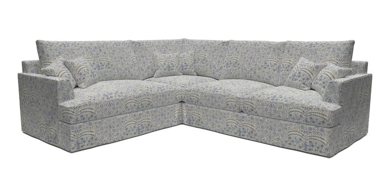 Slingsby Medium Fitted Cover Corner Unit RHF in Two Tone Plain Biscuit
