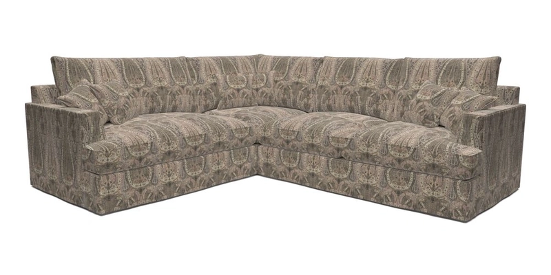 Slingsby Medium Fitted Cover Corner Unit RHF in Two Tone Plain Biscuit