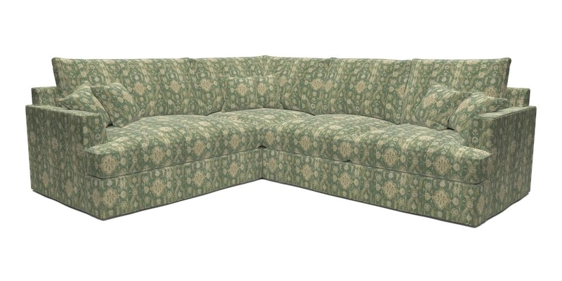 Slingsby Medium Fitted Cover Corner Unit RHF in Two Tone Plain Biscuit