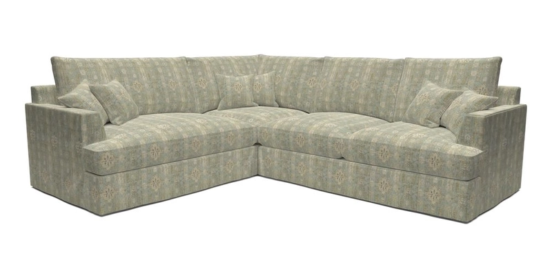 Slingsby Medium Fitted Cover Corner Unit RHF in Two Tone Plain Biscuit
