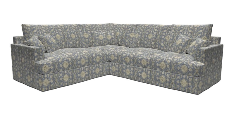 Slingsby Medium Fitted Cover Corner Unit RHF in Two Tone Plain Biscuit