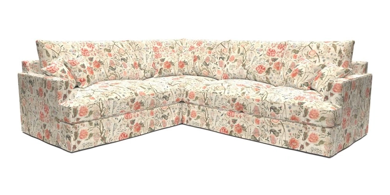 Slingsby Medium Fitted Cover Corner Unit RHF in Two Tone Plain Biscuit