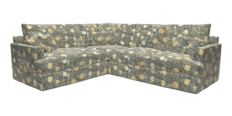 Slingsby Medium Fitted Cover Corner Unit RHF in Two Tone Plain Biscuit