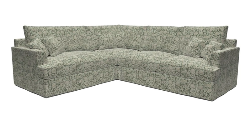 Slingsby Medium Fitted Cover Corner Unit RHF in Two Tone Plain Biscuit