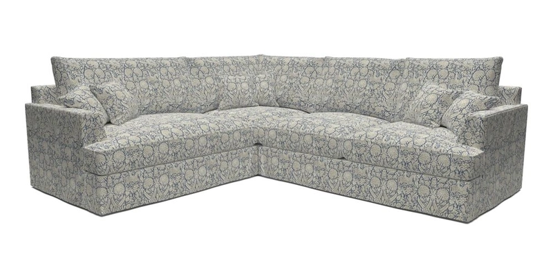 Slingsby Medium Fitted Cover Corner Unit RHF in Two Tone Plain Biscuit