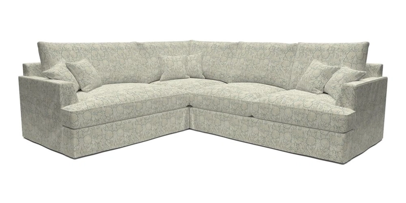Slingsby Medium Fitted Cover Corner Unit RHF in Two Tone Plain Biscuit