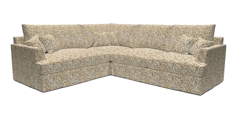 Slingsby Medium Fitted Cover Corner Unit RHF in Two Tone Plain Biscuit