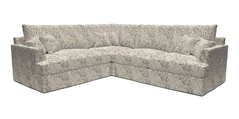 Slingsby Medium Fitted Cover Corner Unit RHF in Two Tone Plain Biscuit