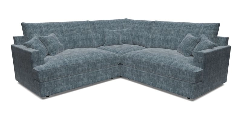 Slingsby Small Fitted Cover Corner Unit LHF & RHF in Two Tone Plain Biscuit.  Loose cover version available