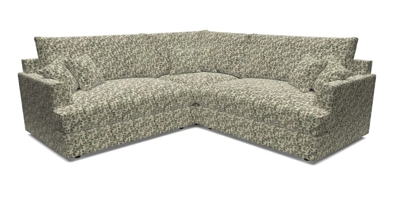 Slingsby Small Fitted Cover Corner Unit LHF & RHF in Two Tone Plain Biscuit.  Loose cover version available
