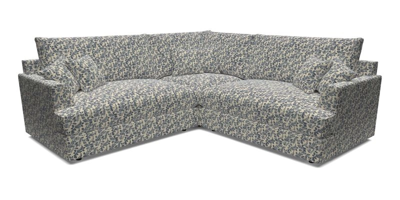 Slingsby Small Fitted Cover Corner Unit LHF & RHF in Two Tone Plain Biscuit.  Loose cover version available
