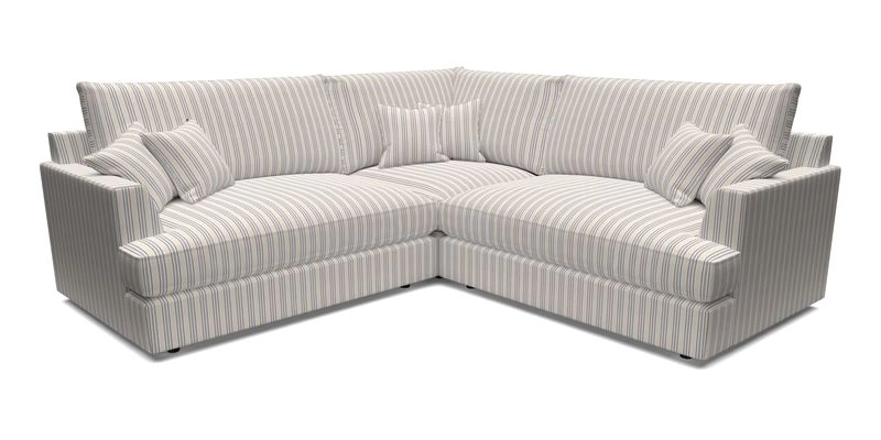 Slingsby Small Fitted Cover Corner Unit LHF & RHF in Two Tone Plain Biscuit.  Loose cover version available