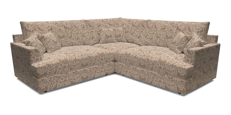 Slingsby Small Fitted Cover Corner Unit LHF & RHF in Two Tone Plain Biscuit.  Loose cover version available