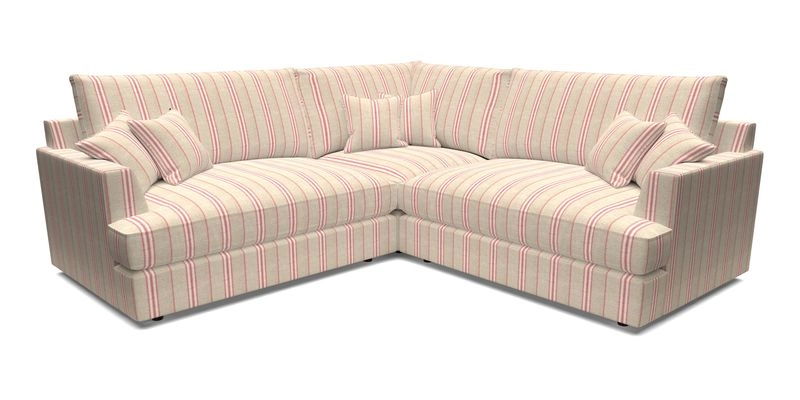 Slingsby Small Fitted Cover Corner Unit LHF & RHF in Two Tone Plain Biscuit.  Loose cover version available