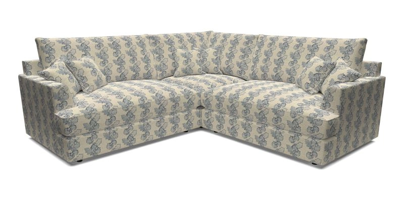 Slingsby Small Fitted Cover Corner Unit LHF & RHF in Two Tone Plain Biscuit.  Loose cover version available